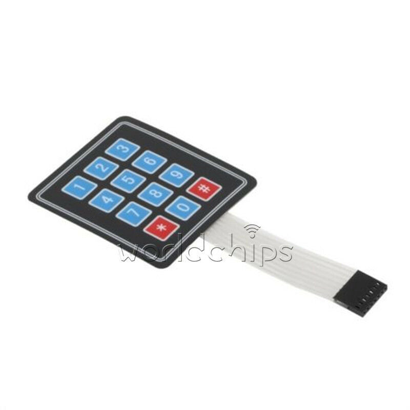 Matrix Array 12 Key Membrane Switch Keyboard For Arduino AVR 4x3