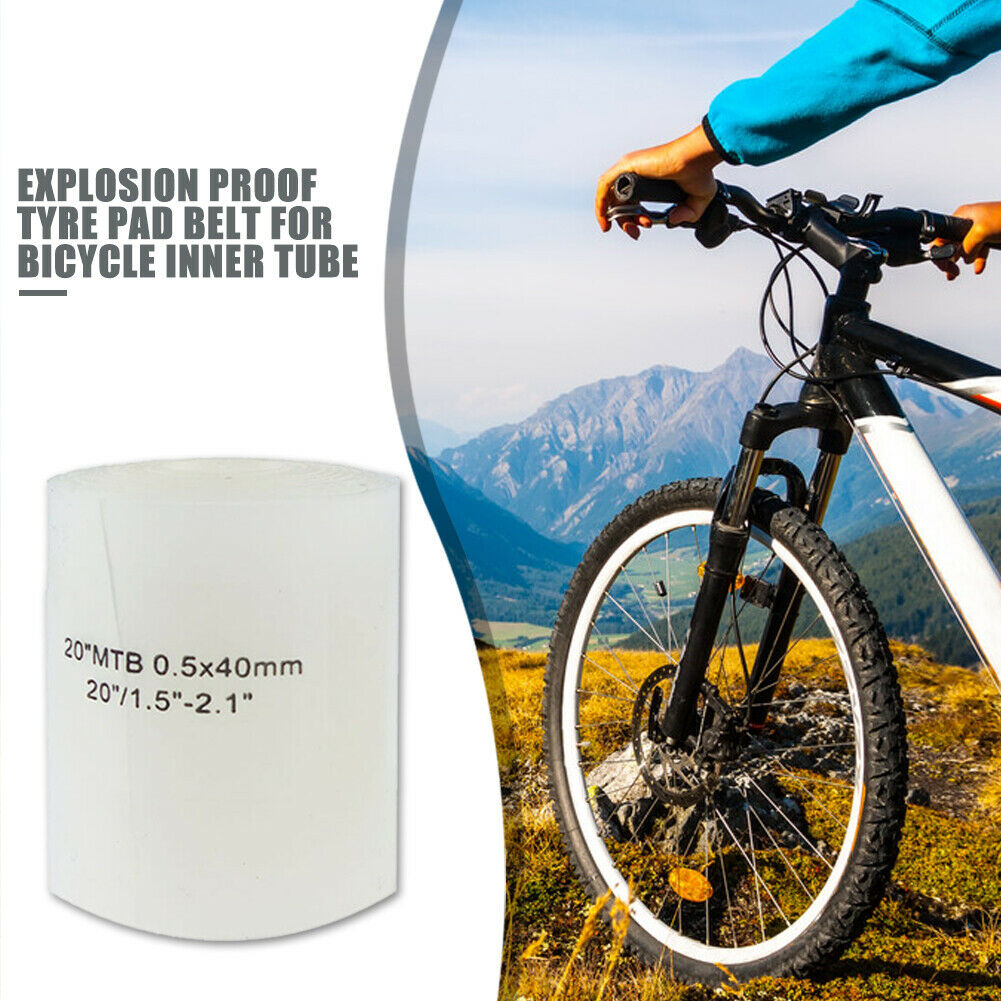2pcs Bicycle MTB 20 inch Tire Liner Puncture-proof Belt Protection Pad  @