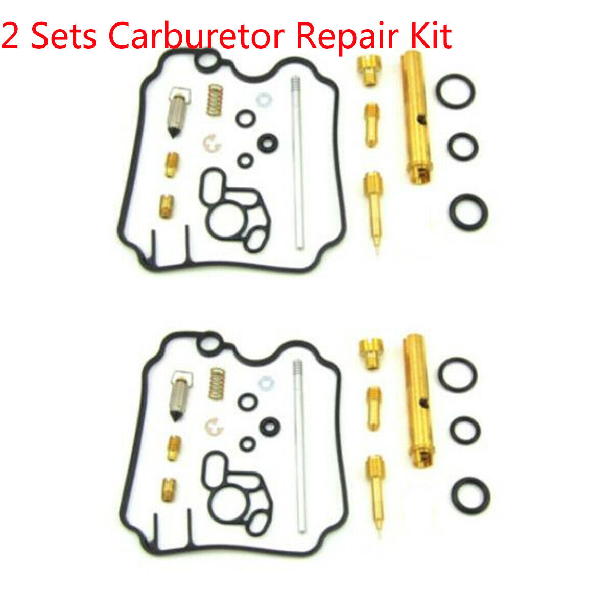 2 Sets of Motorcycle Carburetor Kits For Yamaha XTZ750 Super Tenere 1989-1997