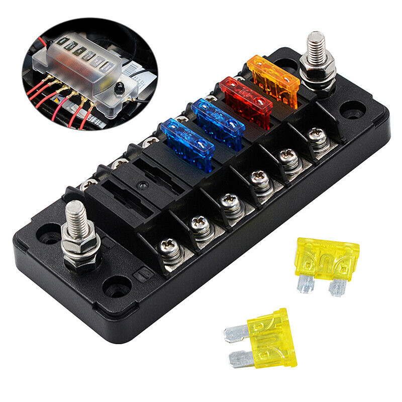 1 to 6 40A Connector Power Splitter Distributor Source Compatible with PowerBDA