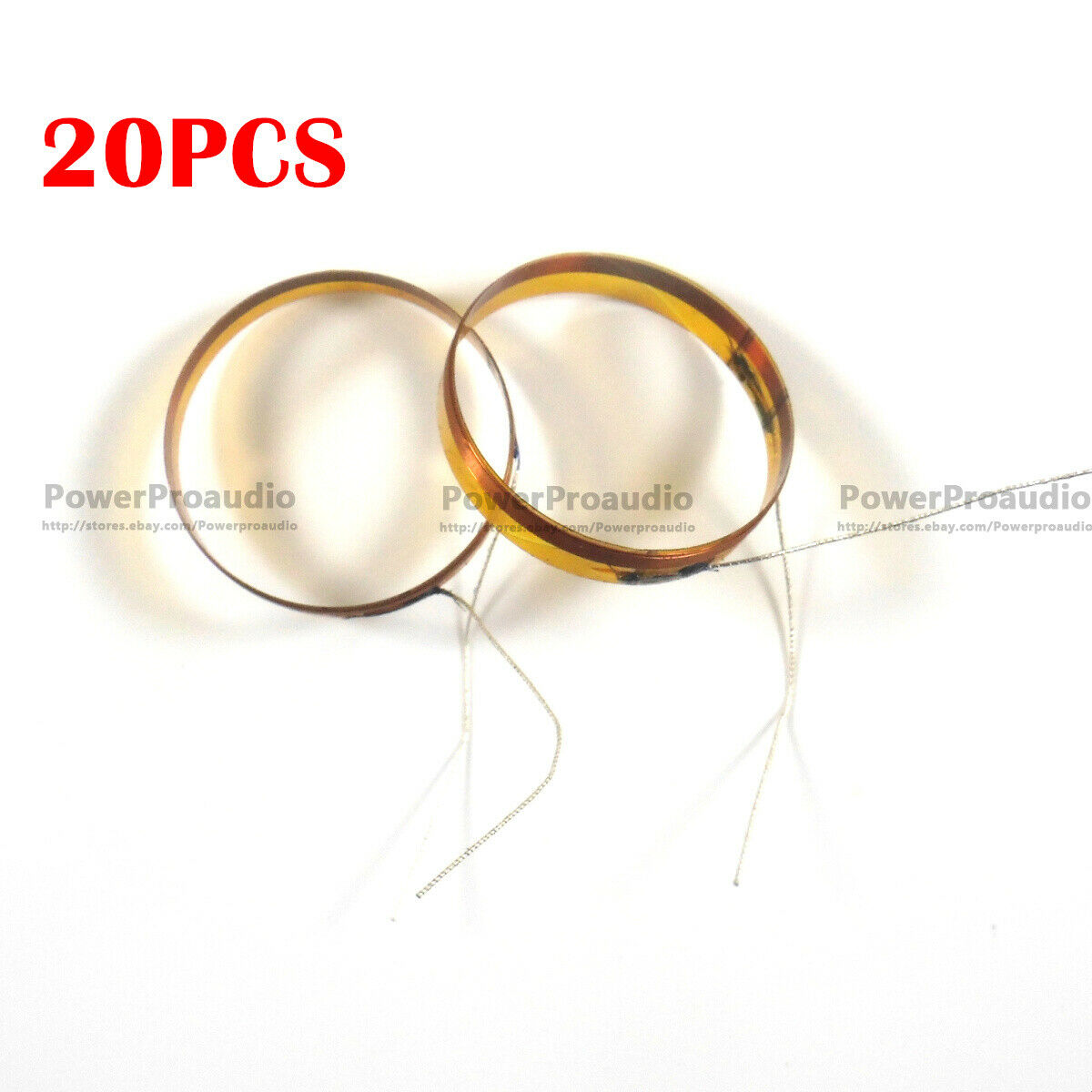 20pcs  25.5mm 25.4mm 1Inch  8 ohm Tweeters horn speaker voice coil