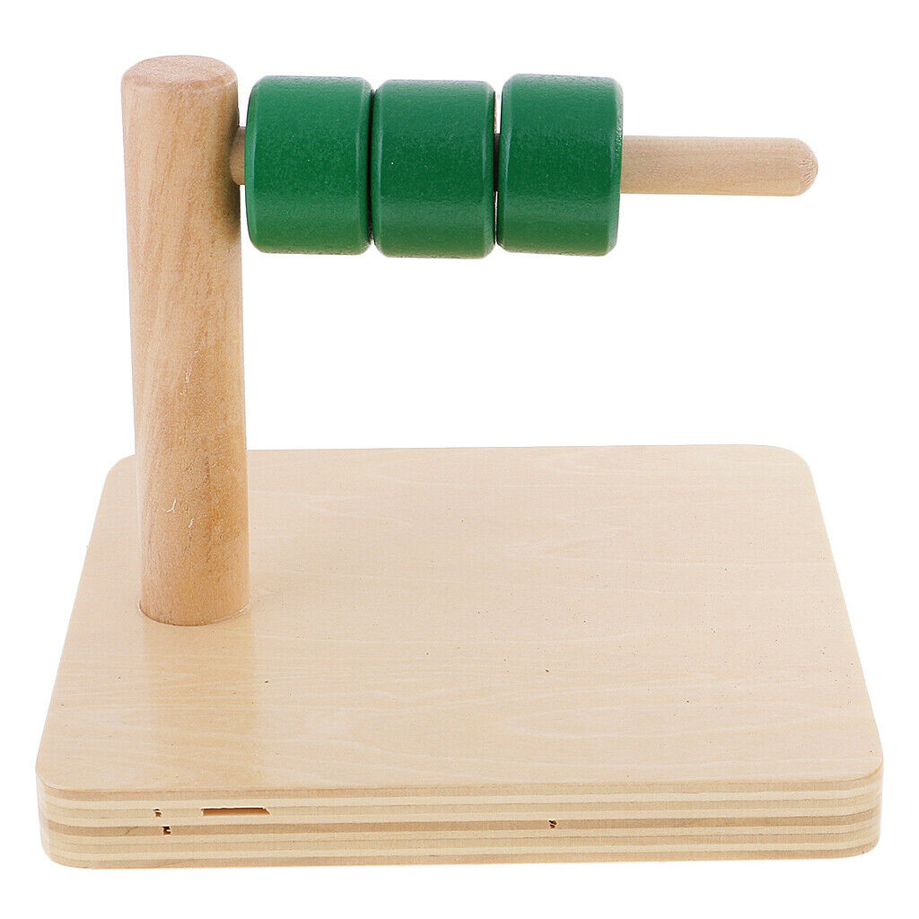 Material: cylindrical wooden toys for children