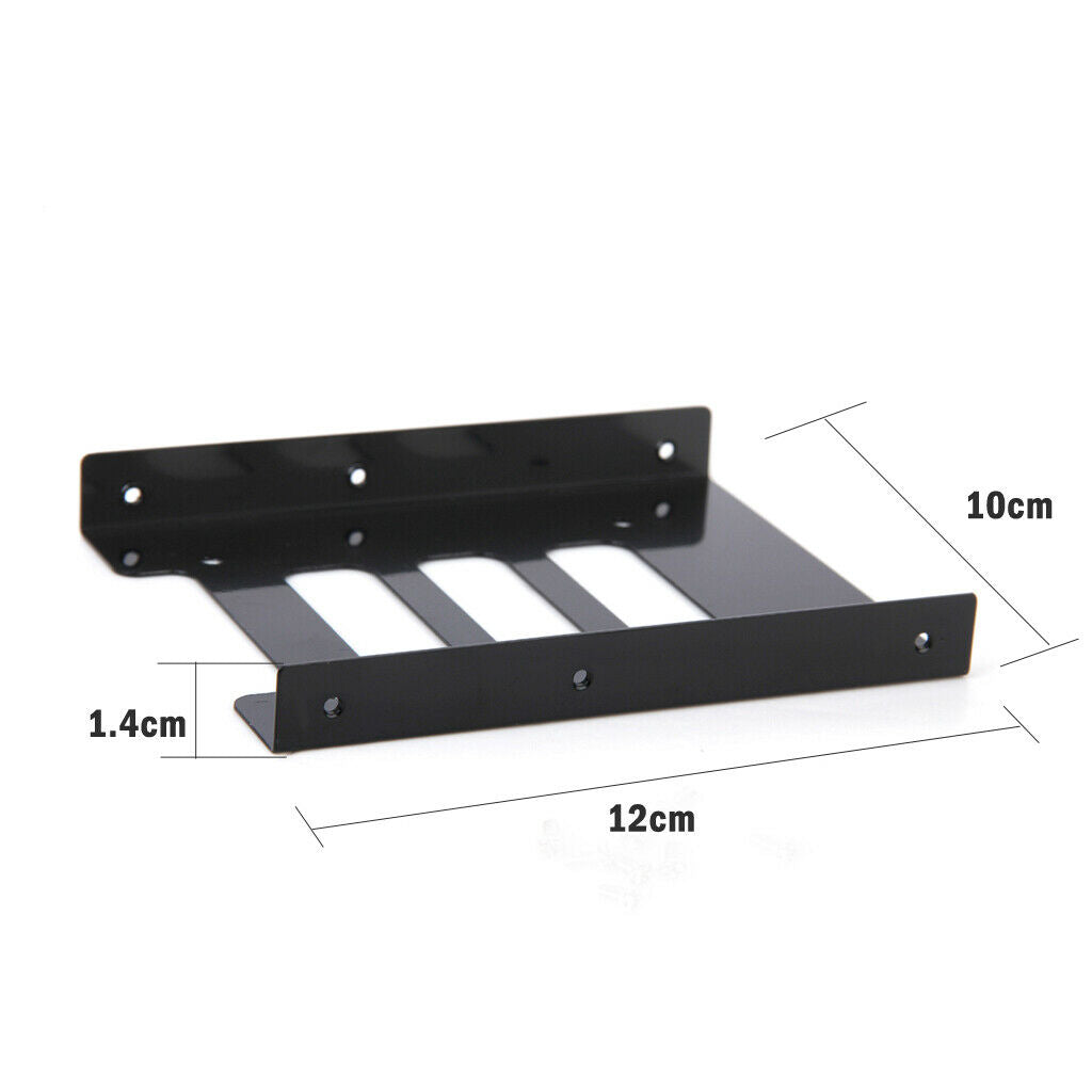 2.5" SSD HDD To 3.5" Metal Mounting Adapter Bracket Dock Hard Drive Holder For