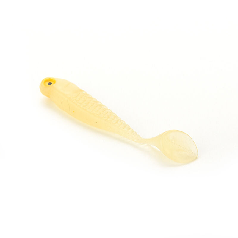 10x Soft Silicone Tiddler Bait Luminous Fishing Lure 0.18 inches Rubber、.DD
