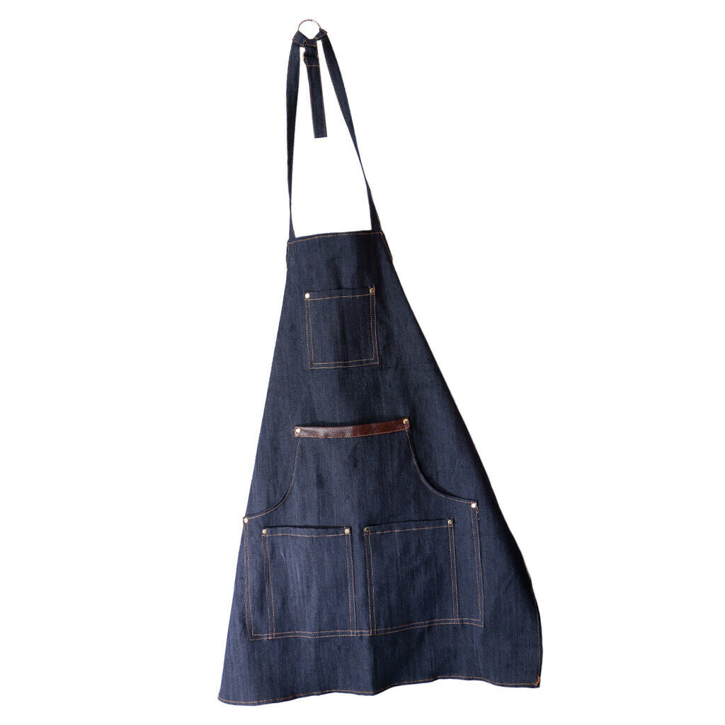 Hair Cape /Stylist Apron With Pockets For Scissors Comb Haircut Tool Storage