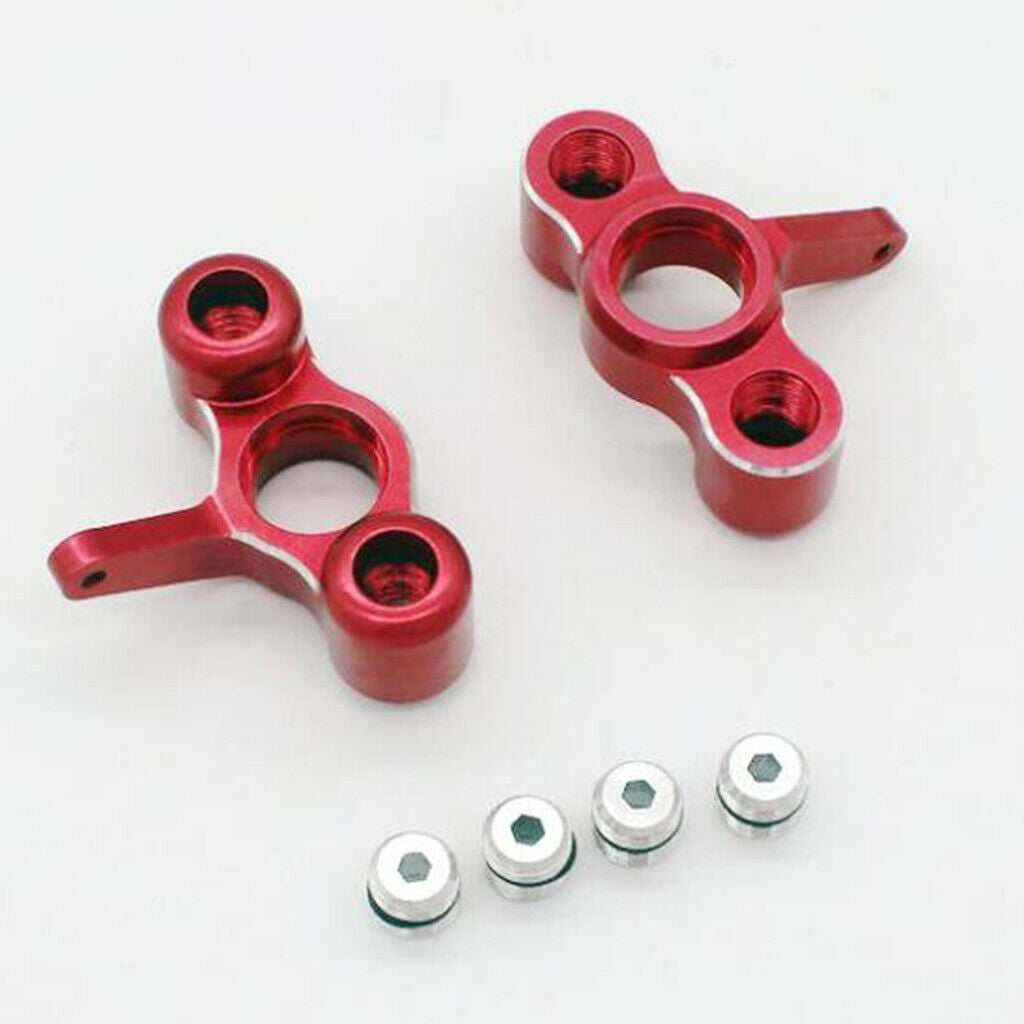 2pcs/set Steering Knuckles for JLB CHEETAH 1/10 RC Car Truck Modified Red