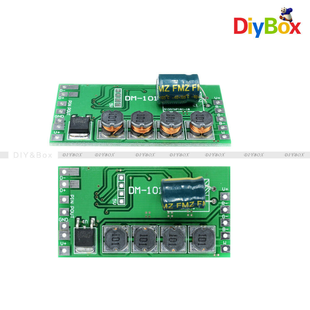 600mA DC12-24V 72W 4 Channel DMX512 Decoder Board LED DJ RGB Stage Driver Module
