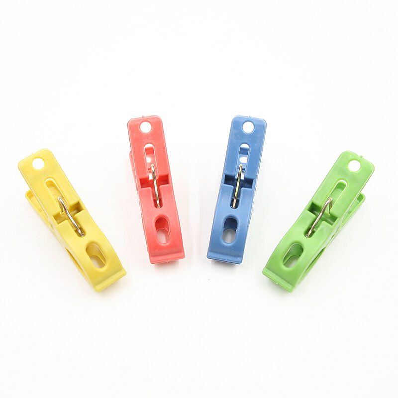 20x Heavy Duty Plastic Laundry Clothes Pins Color Hanging Pegs Clips   DD