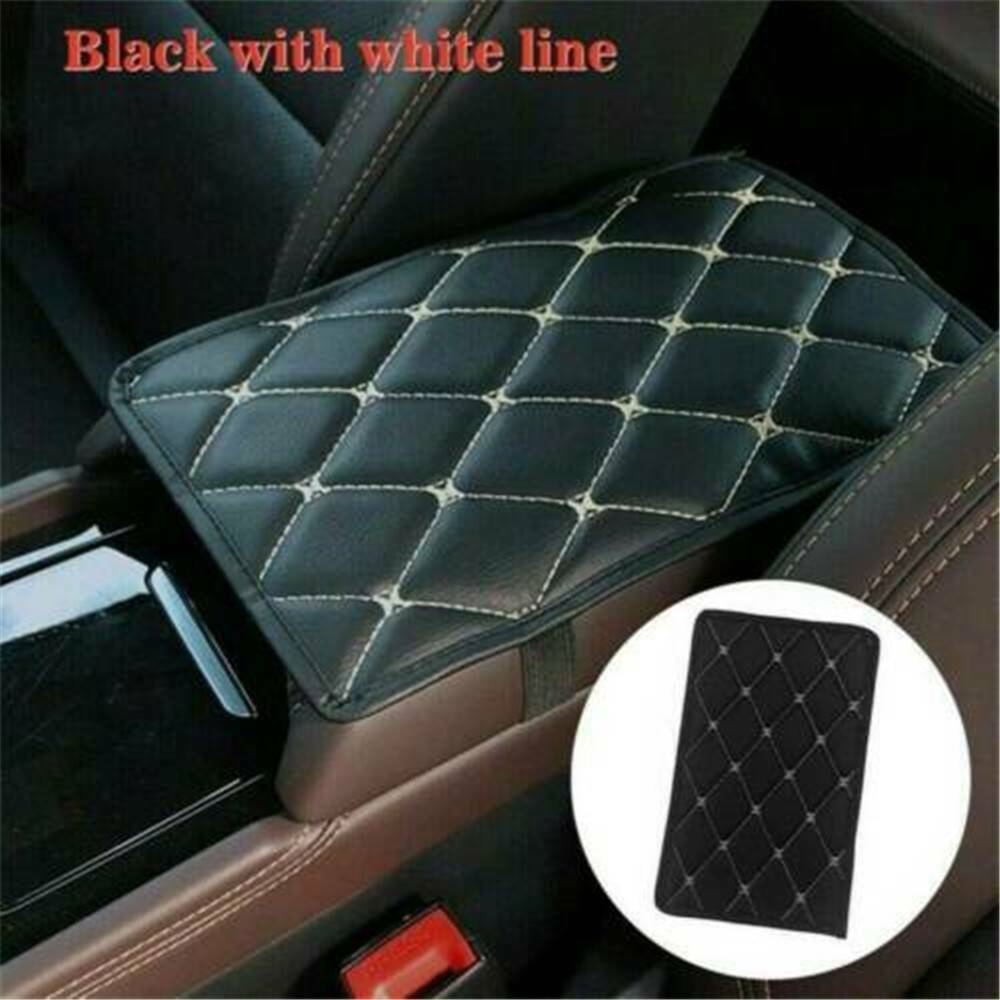 Car Armrest Pad Cover Auto Center Console Box Pu Leather Cushion Mat Universal*1