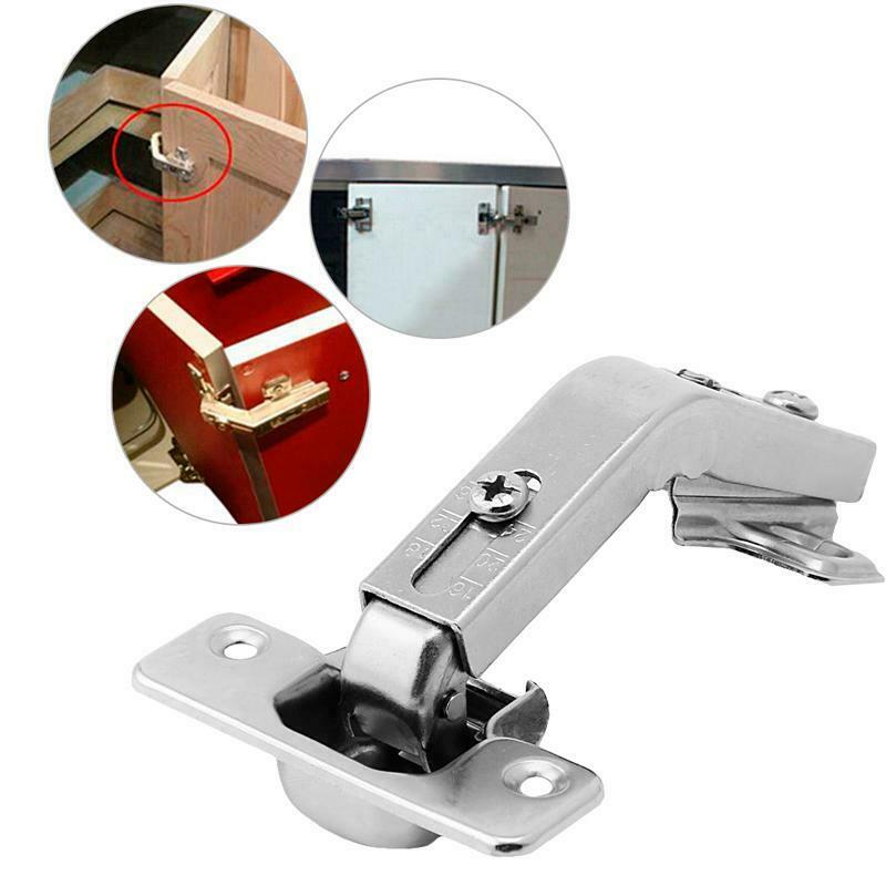 135Â° Degree Corner Folded Cabinet Door Hinges Kitchen Bathroom Cupboard