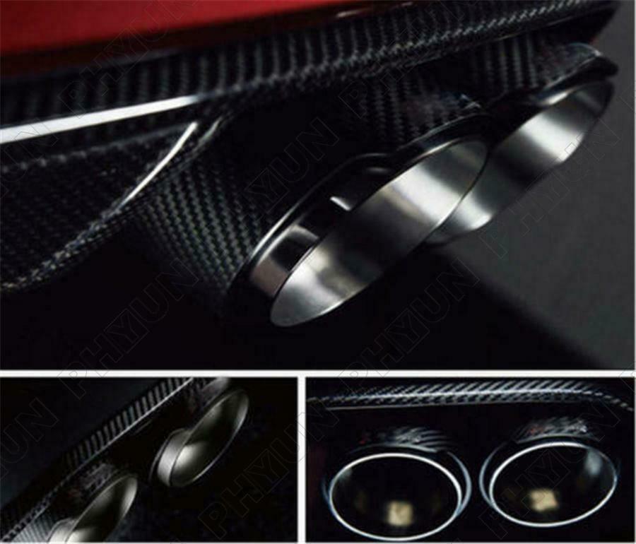 86mm Inlet Matte Carbon Fiber Car Exhaust Tip Muffler For BMW X5 F15 E70 X6 F16