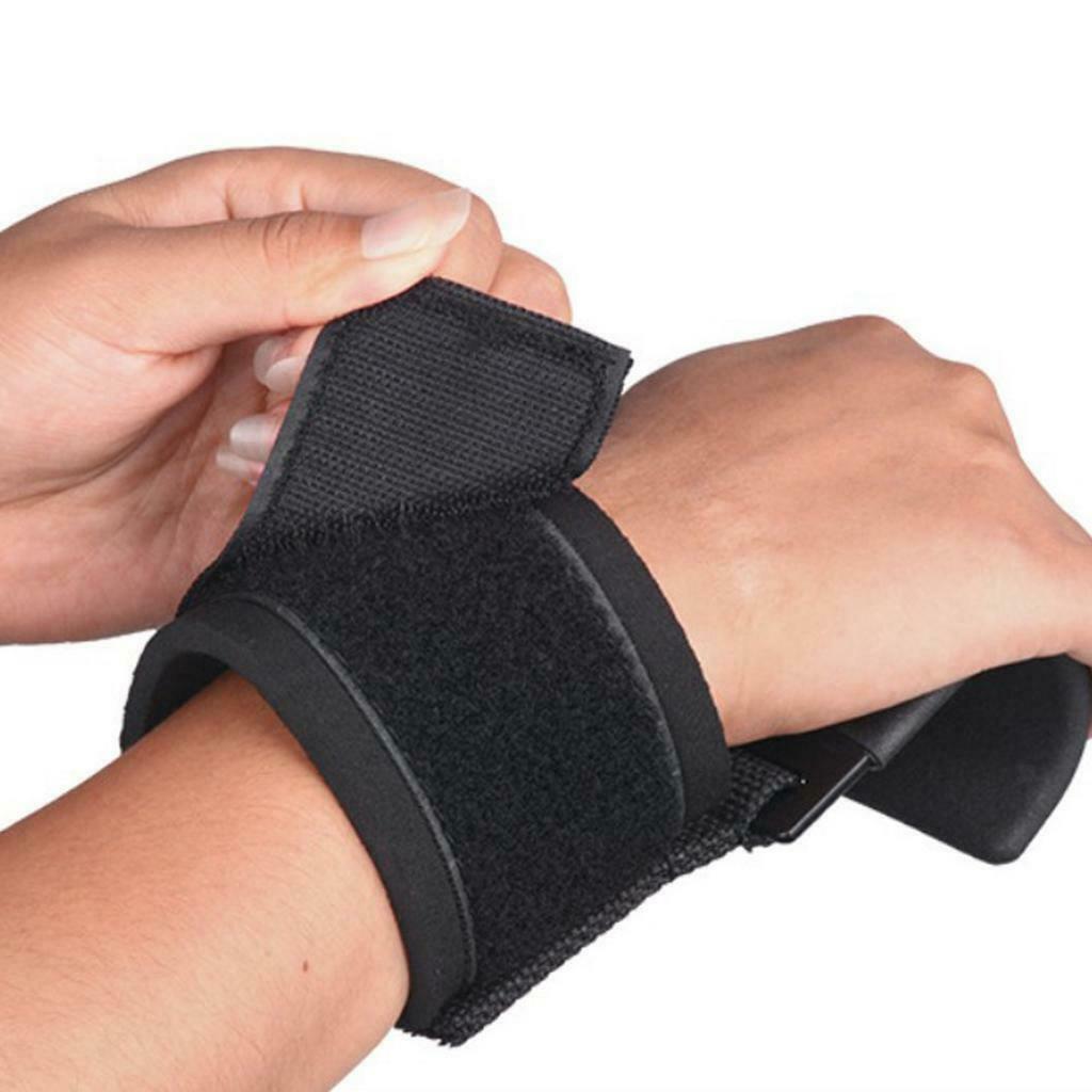Mens Weightlifting Gym Strap Hook Power Lifting Training Wrist Support Lifting