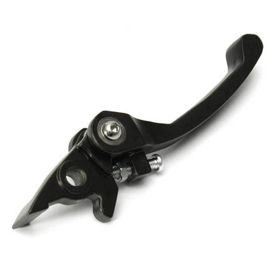 1 Pair New 22mm Aluminum Black Motorcycle Clutch Brake Lever Adjustable Pre Sets
