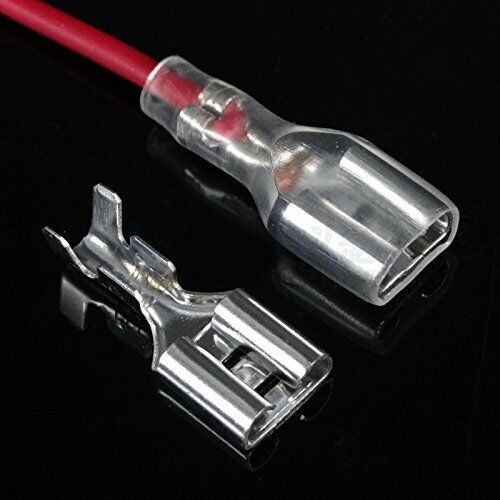270pc Assorted 2.8mm 4.8mm 6.3mm Male Female Spade Connector Wire Crimp Terminal