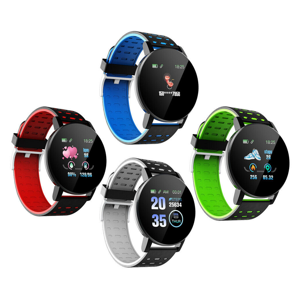 2x 1.3'' Screen Smart Watch Bracelet Watch Fitness Tracker Fitness Tracker