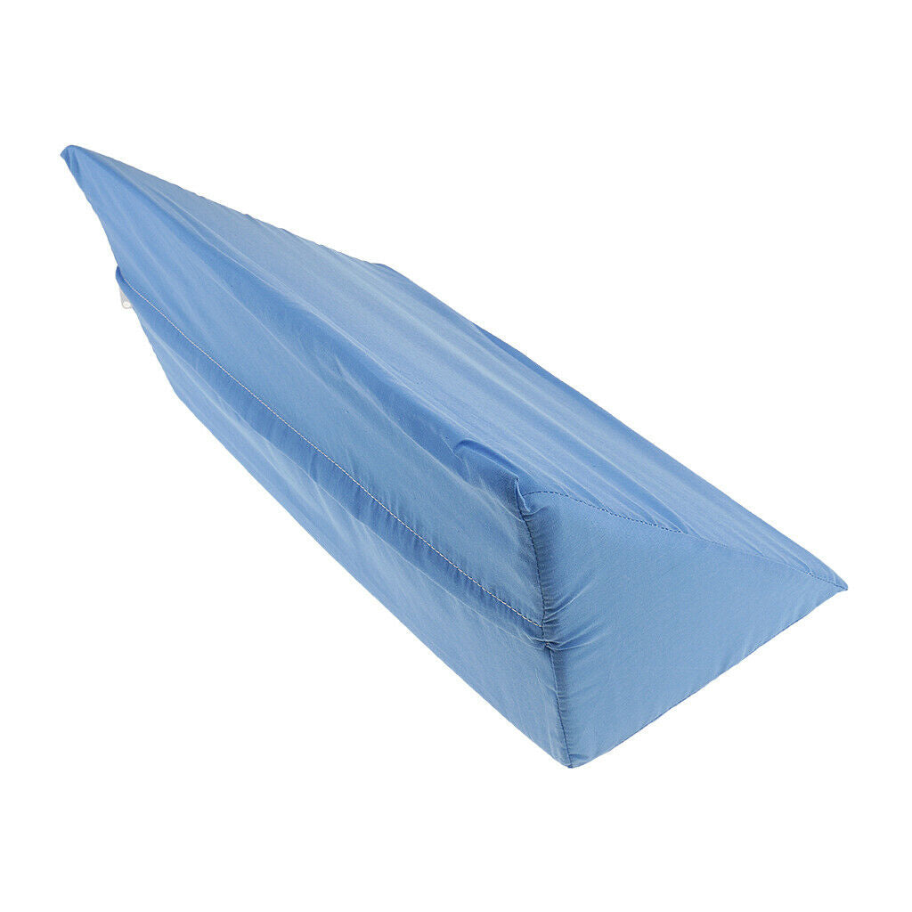 2 Pieces Soft Foam Bed Wedge Pillow Elevation Cushion for Side-sleeping