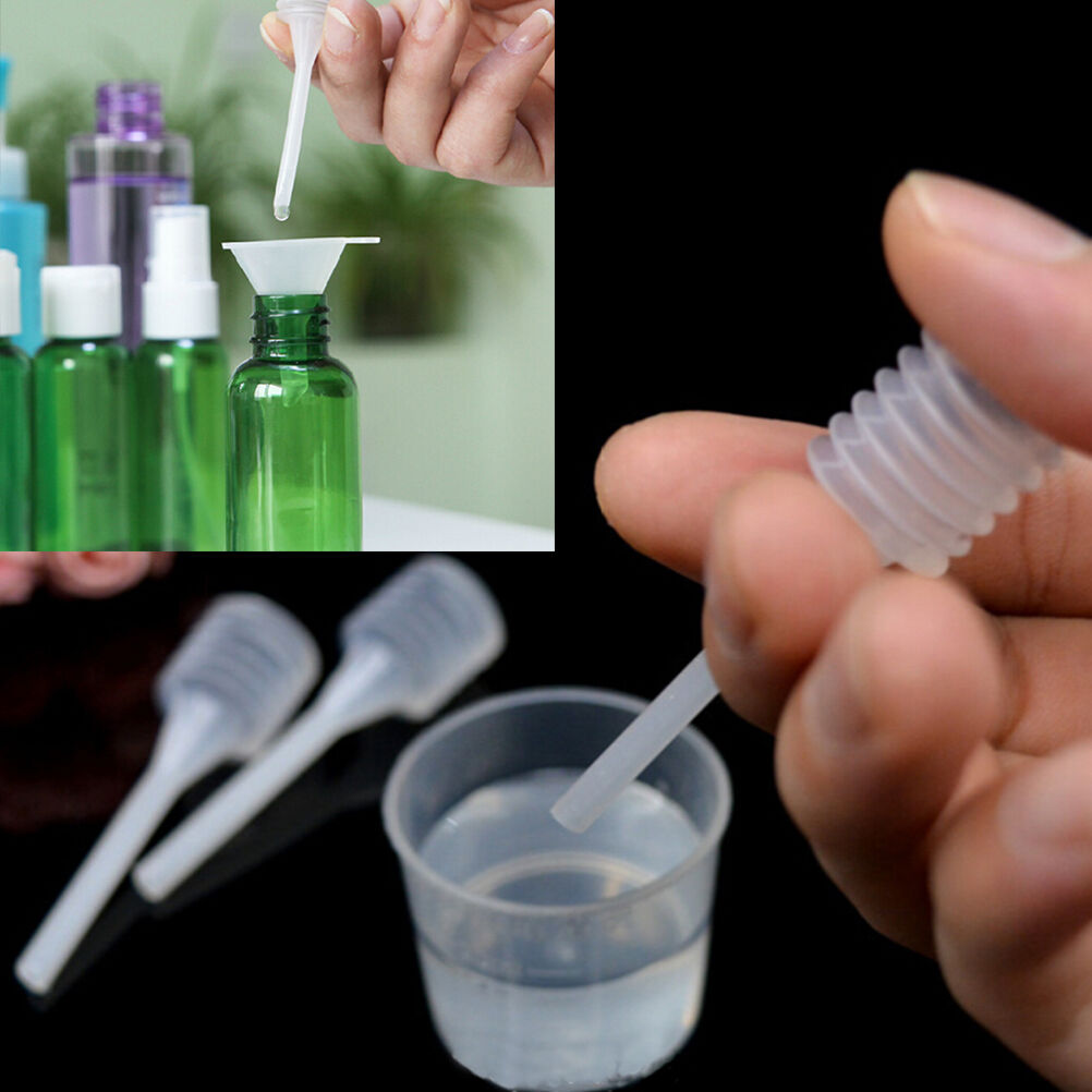 10X  Plastic For Perfume Diffuser Bottle Mini Liquid Oil  Dropper Lab 64m.l8
