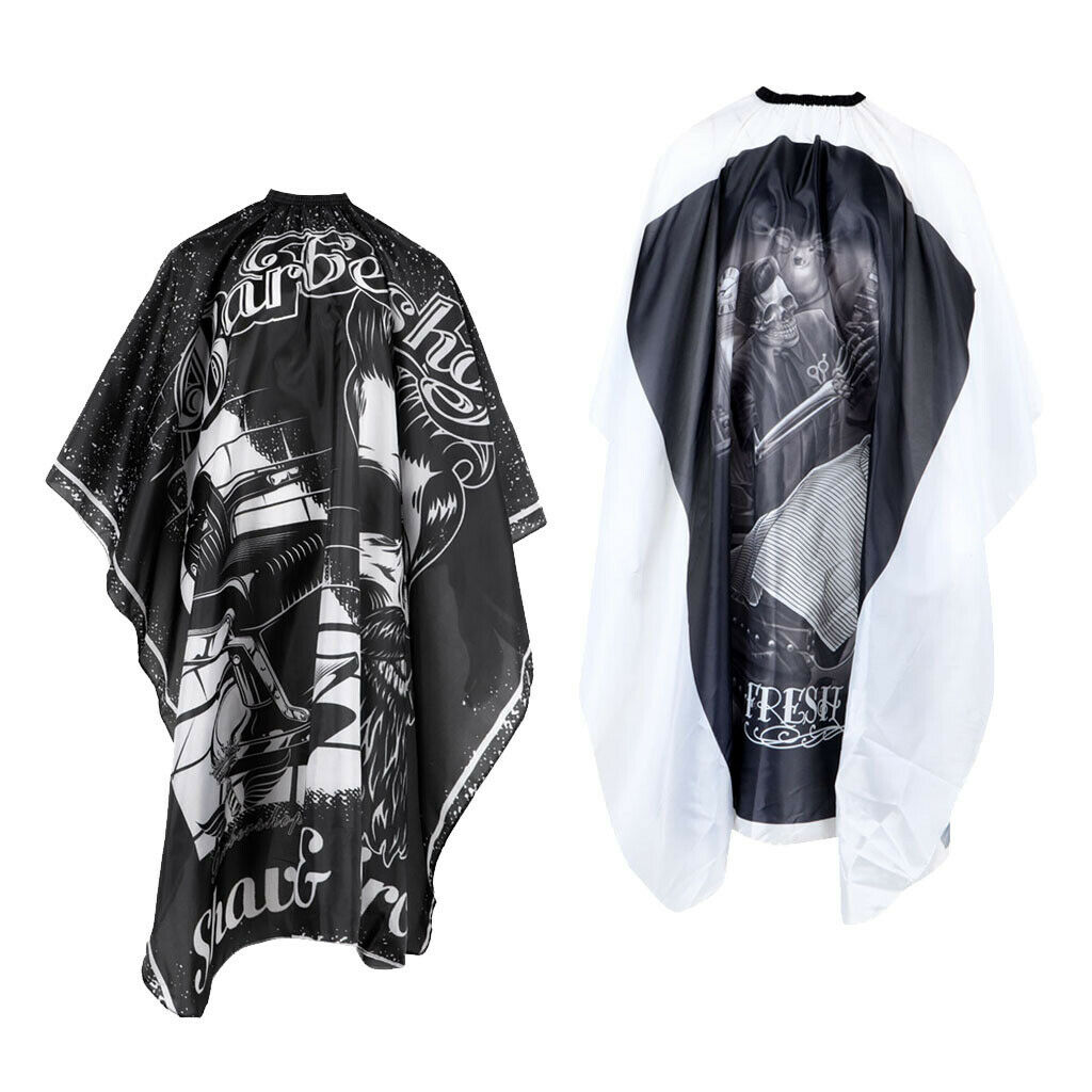 2X Hair Cutting Cape Gown Hair Salon Apron Cloth Stylist Barber Shop Capes