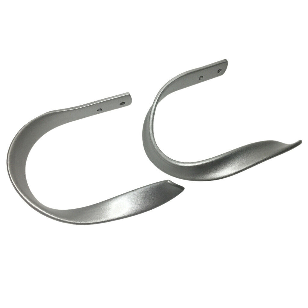 4 Pack Simple Design Metal Curtain Holdbacks Hooks Drapery Tiebacks Holder
