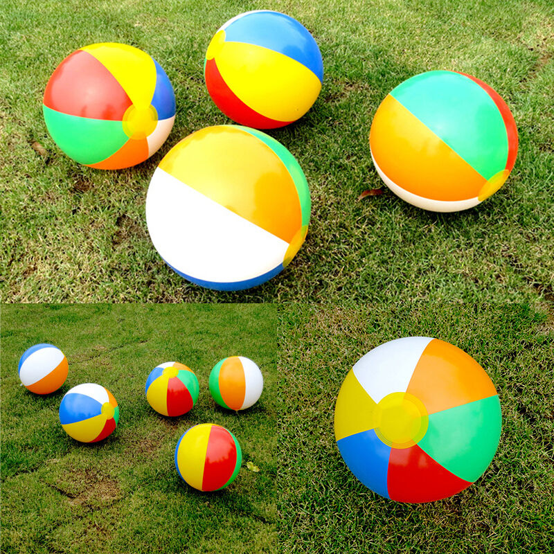 1Pcs Beach Pool Ball Inflatable Aerated Air Stress Water Educational Toys XC