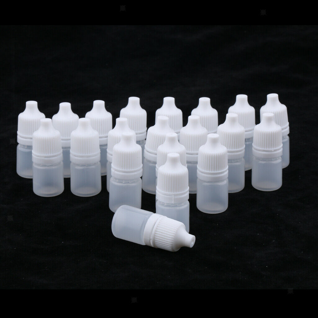20Pcs Plastic Bottles Liquid Containers Dropper Bottles Perfect For