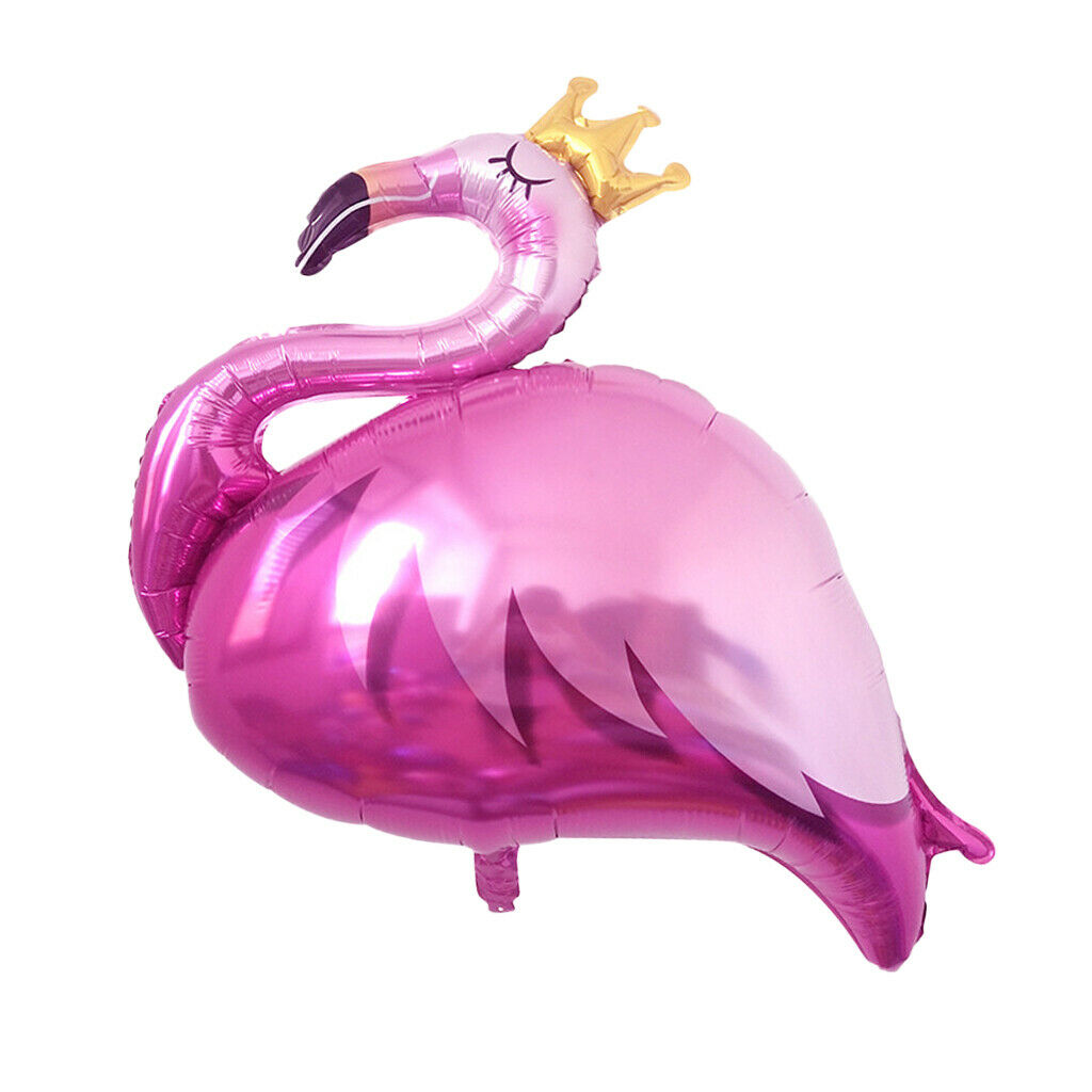 5 Pieces Cute Flamingo Aluminum Foil Balloons Wedding Party Event Decoration