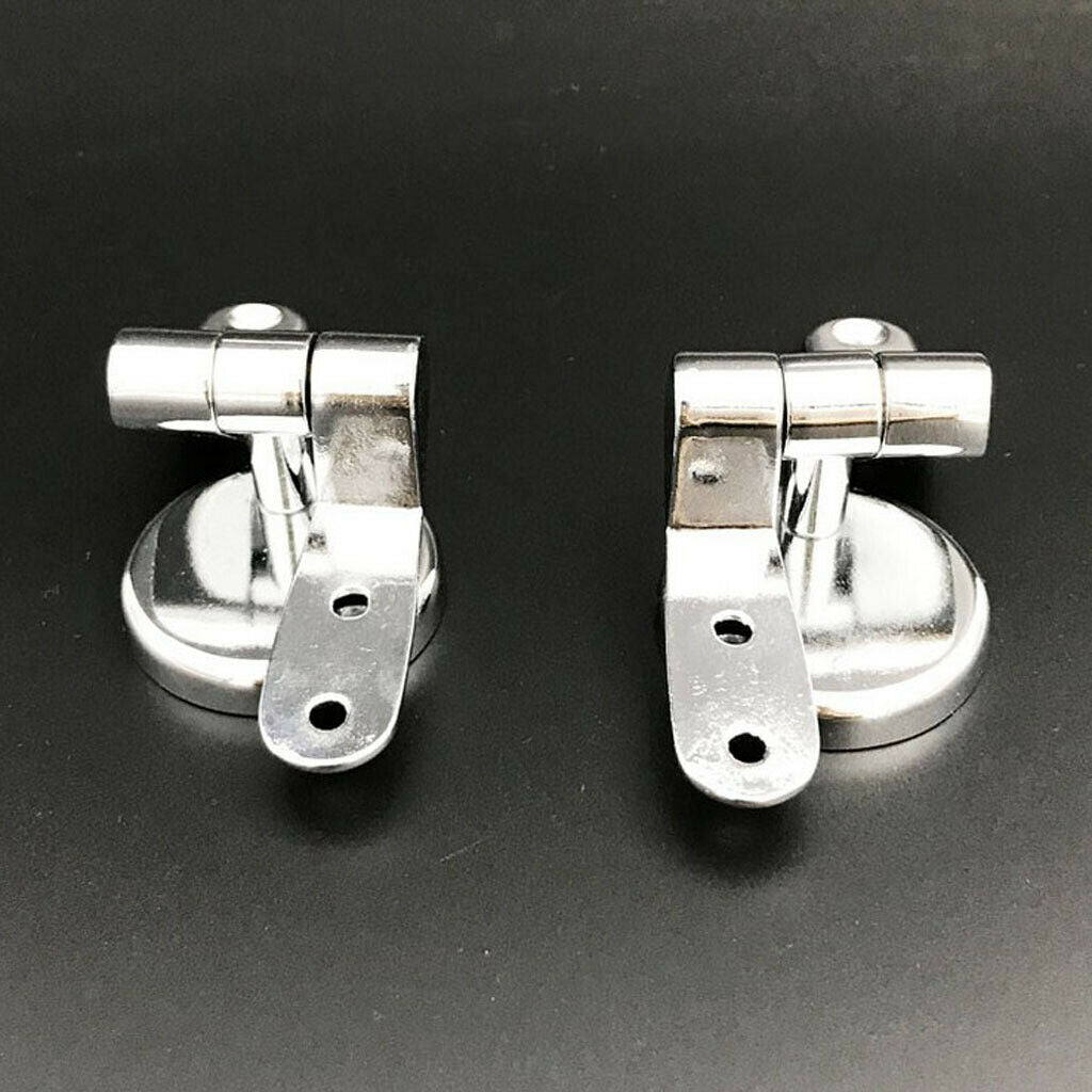 Zinc Alloy Replacement Toilet Seat Hinges Mountings Set Accessories