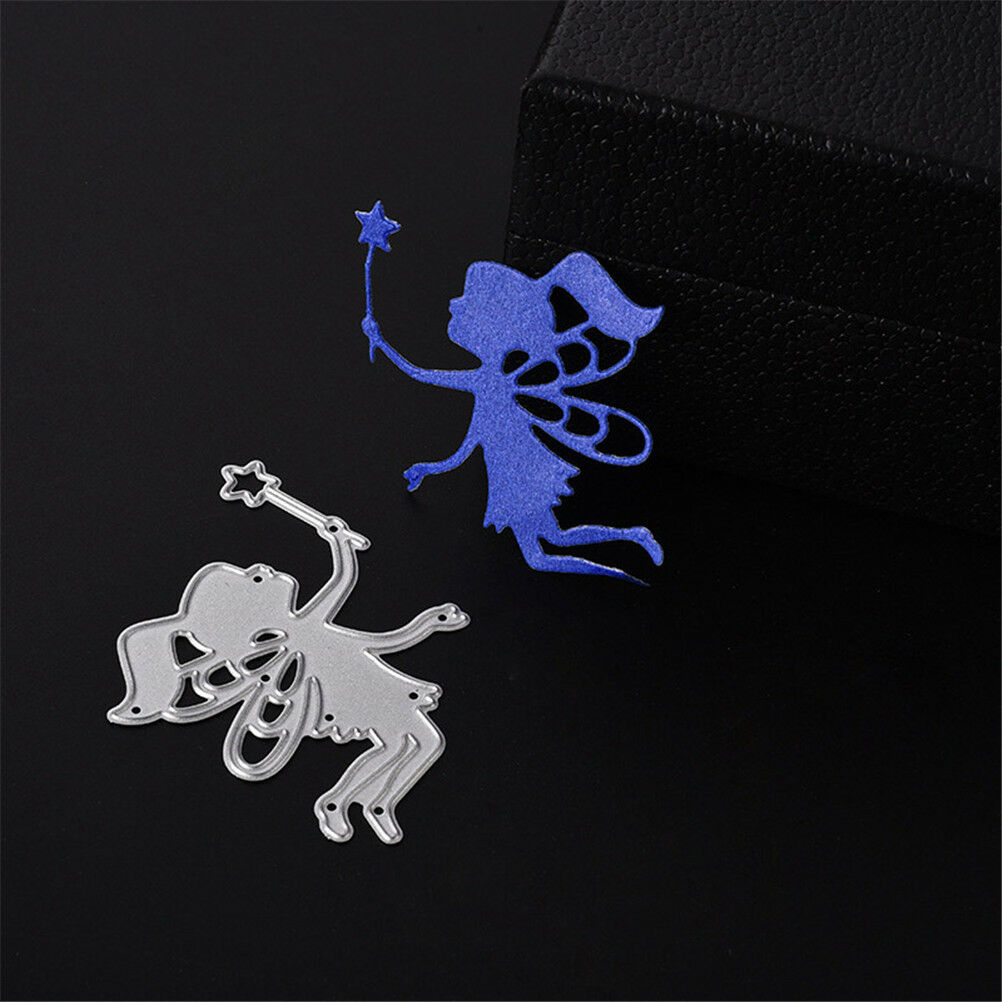 1pc magic Fairy Girl Scrapbook DIY album Card Metal Die Cut Stencil craft.l8