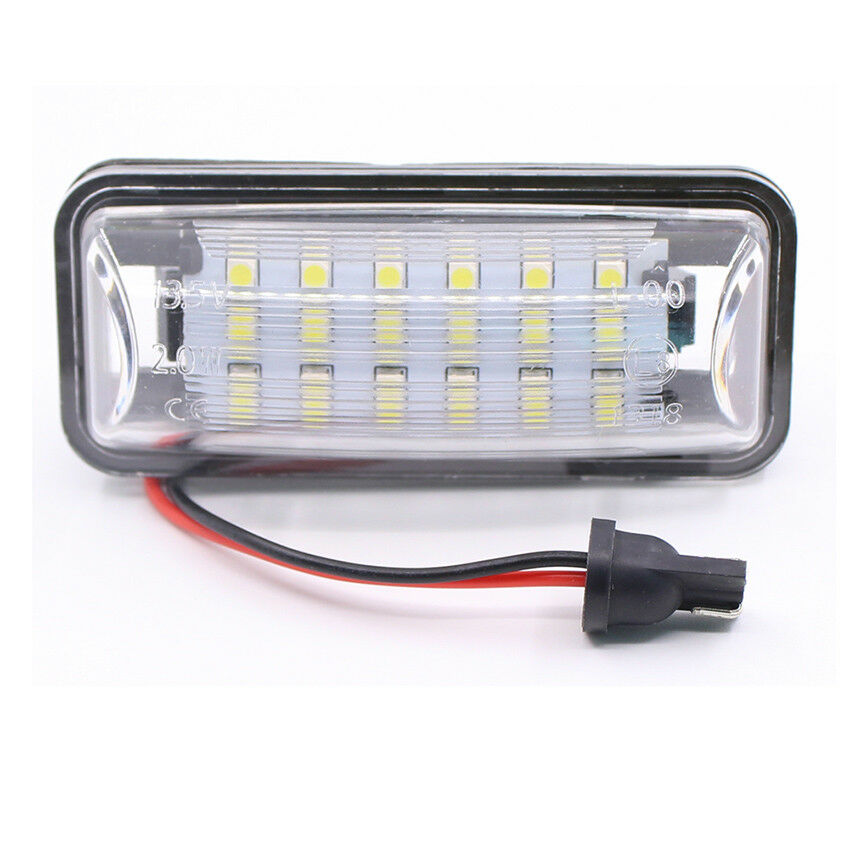 2 x White Car License Plate Screw Bolt Light bulbs Lamp LED Motorcycle 6000K