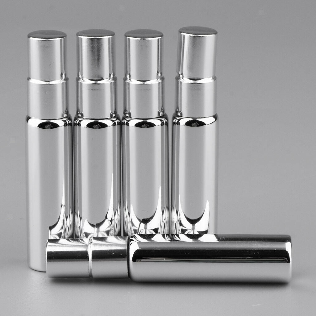 10Pcs 10mL Glass Refillable Perfume Empty Travel Spray Bottle Useful NEW