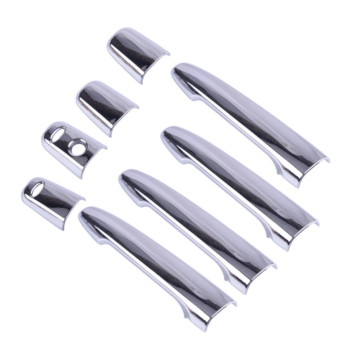 1 Set Side Door Handle Cover Trim fit for Mitsubishi Outlander 2008-2017 New as