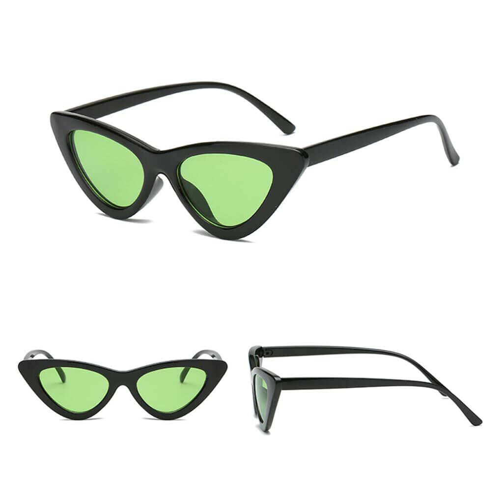 2Pcs Fashion Women Girls Female Cateye Triangle Frame Sunglasses New UV400