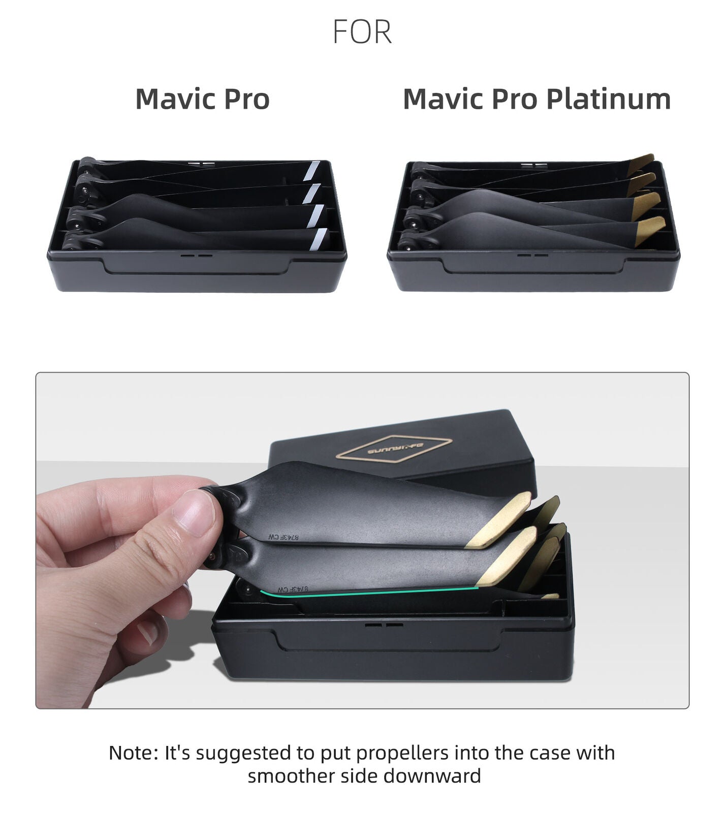 Propeller Storage Box Protection Case For DJI AIR 2S/AIR 2 Drone Accessories NEW