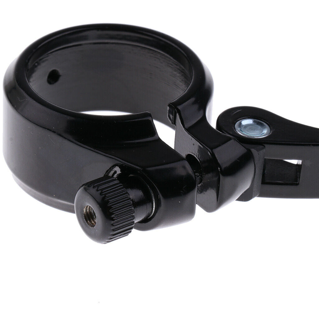 Bike Seatpost Clamp Quick Release  Components Aluminum Tube Clip 40mm