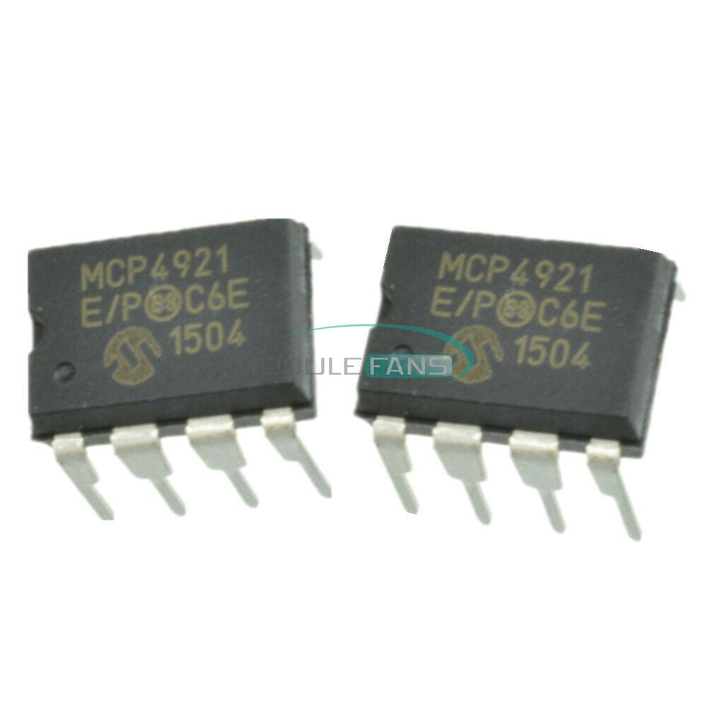2PCS MCP4921 Digital Analog Converter IC MICROCHIP DIP8 MCP4921 MCP4921-E/P IC