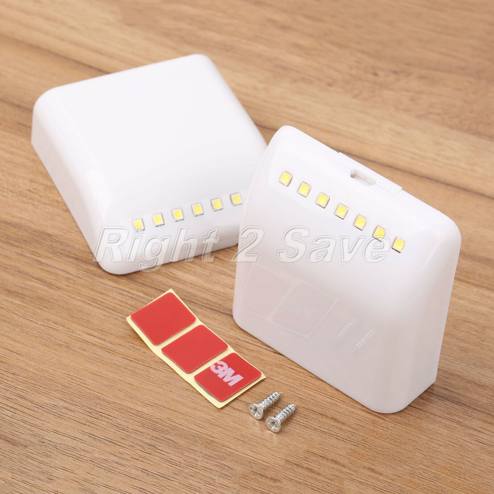 1pc Hinge LED Bedroom Cabinet Cupboard Dresser Wardrobe Furniture Sensor Light