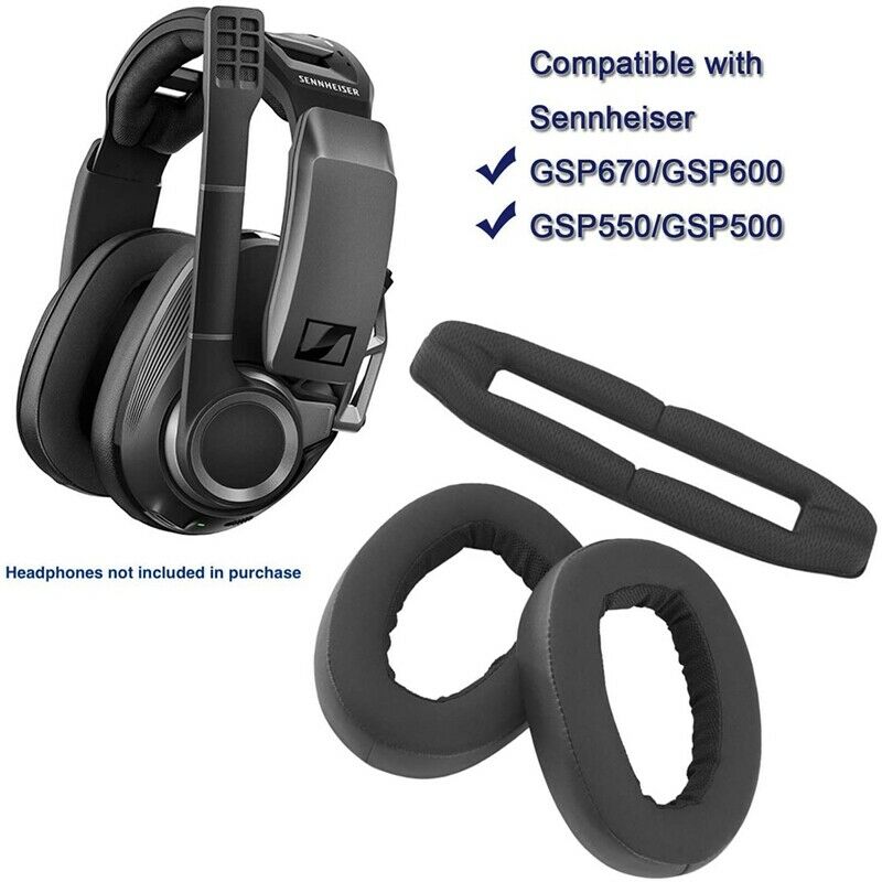 Ear Pads Cushions Headband Replacement Parts Accessories for Sennheiser GSP A6U8