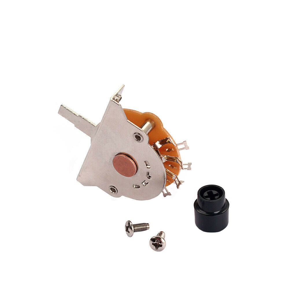 Guitar 3 Way Toggle Swtich Pickup Selector with Black Tip for Guitar Parts