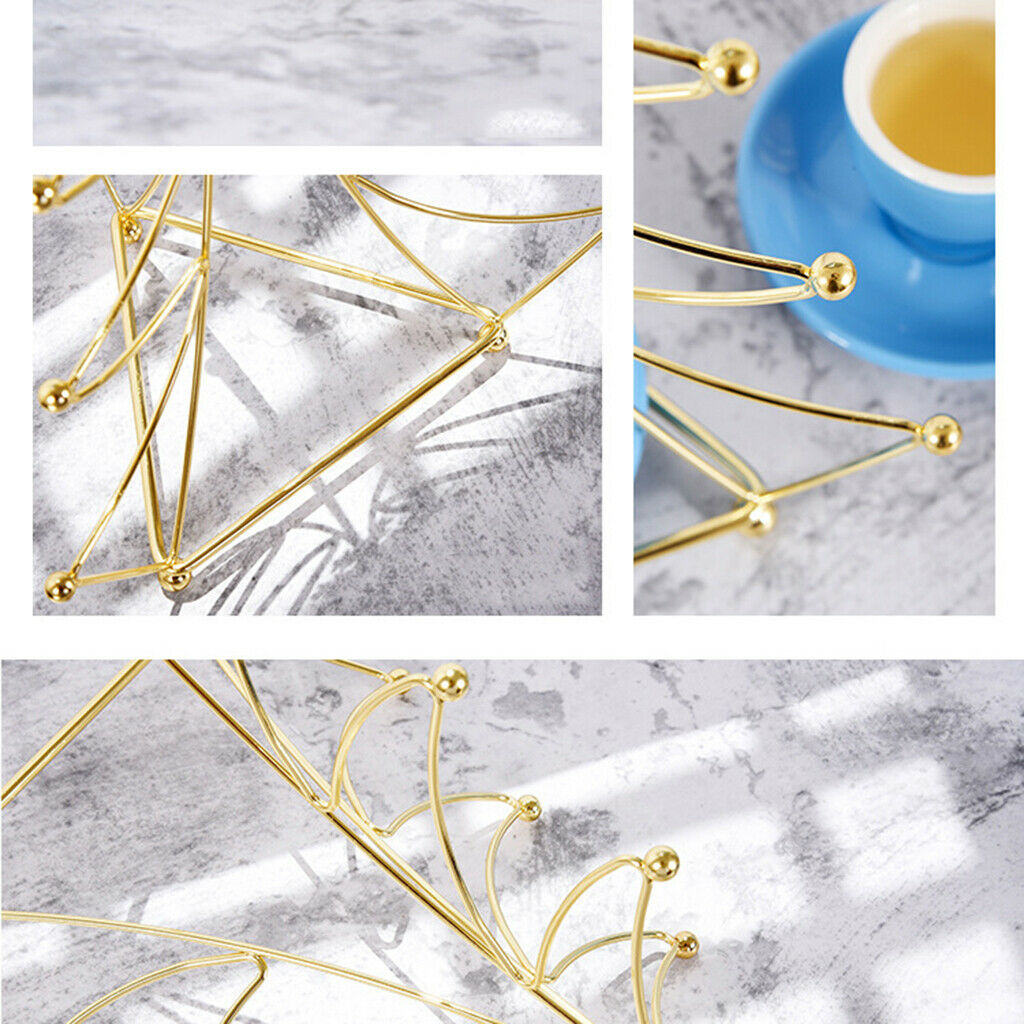Vacuum Plating Mug Holder Countertop Mug Tree Coffee Mugs Bar Accessory
