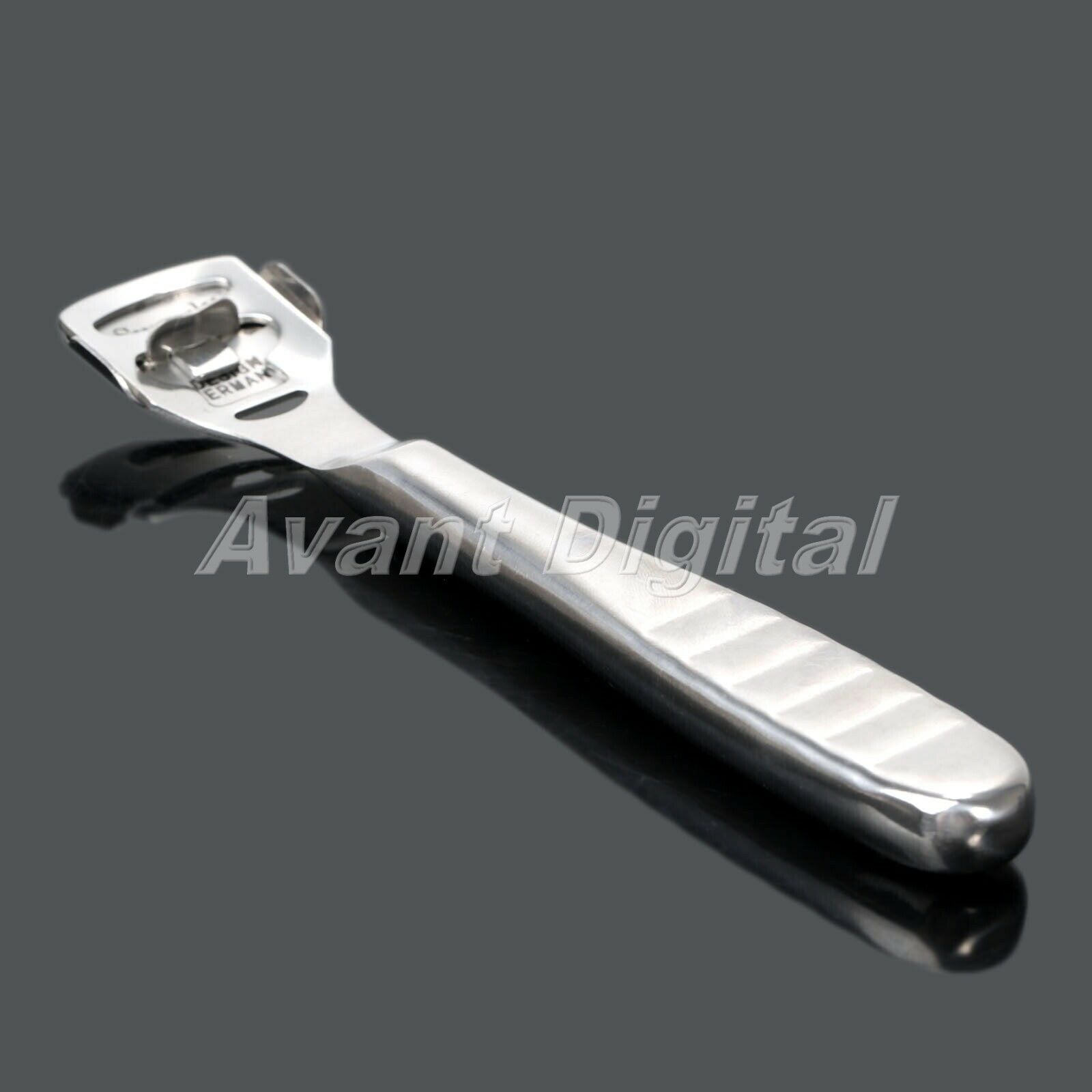 Hand Craft Stainless Steel Round Gliding Handle Skiving Thinning Leather Edge