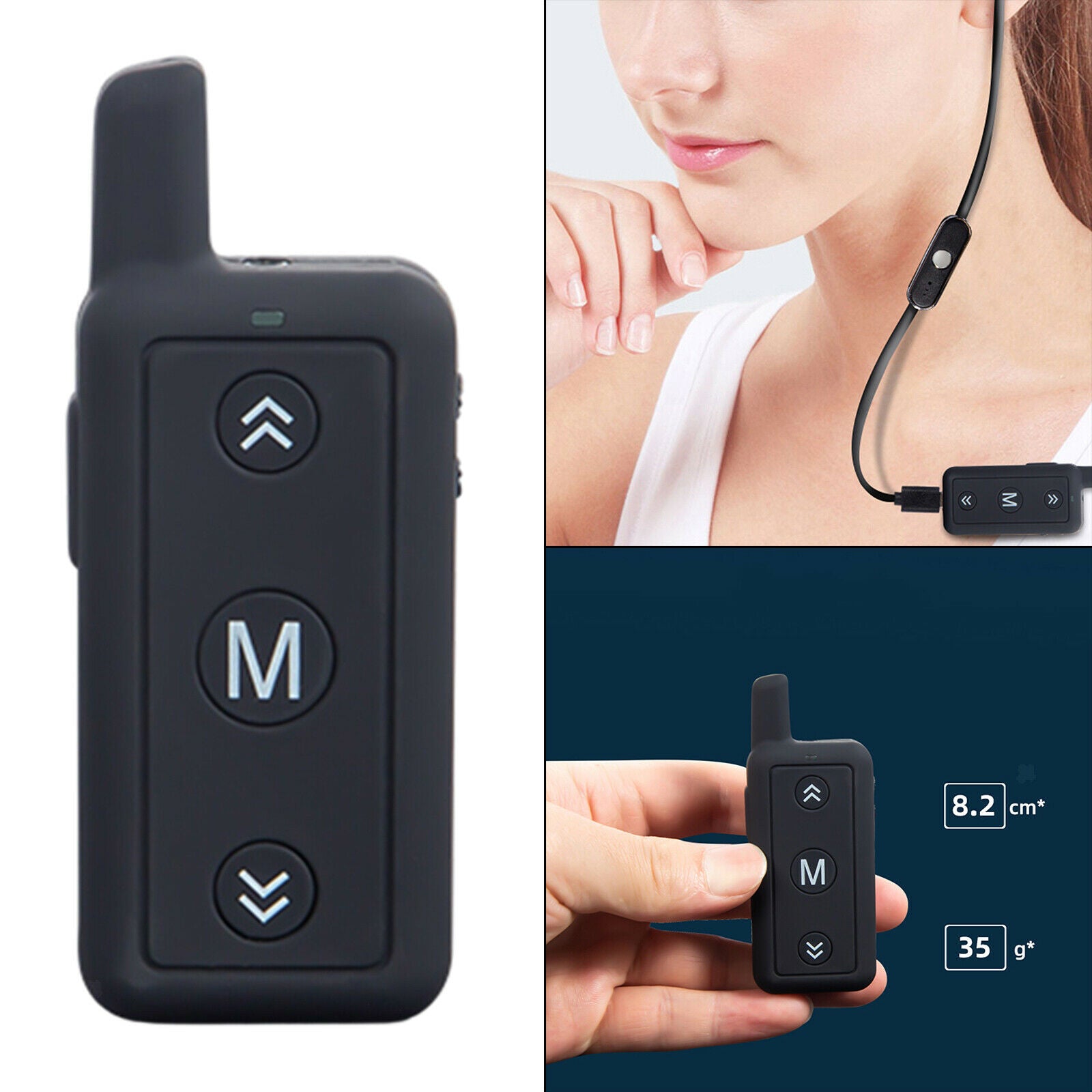 Walky Talky Long Range 16 Channels Mini Two Way Radios for Market Kids