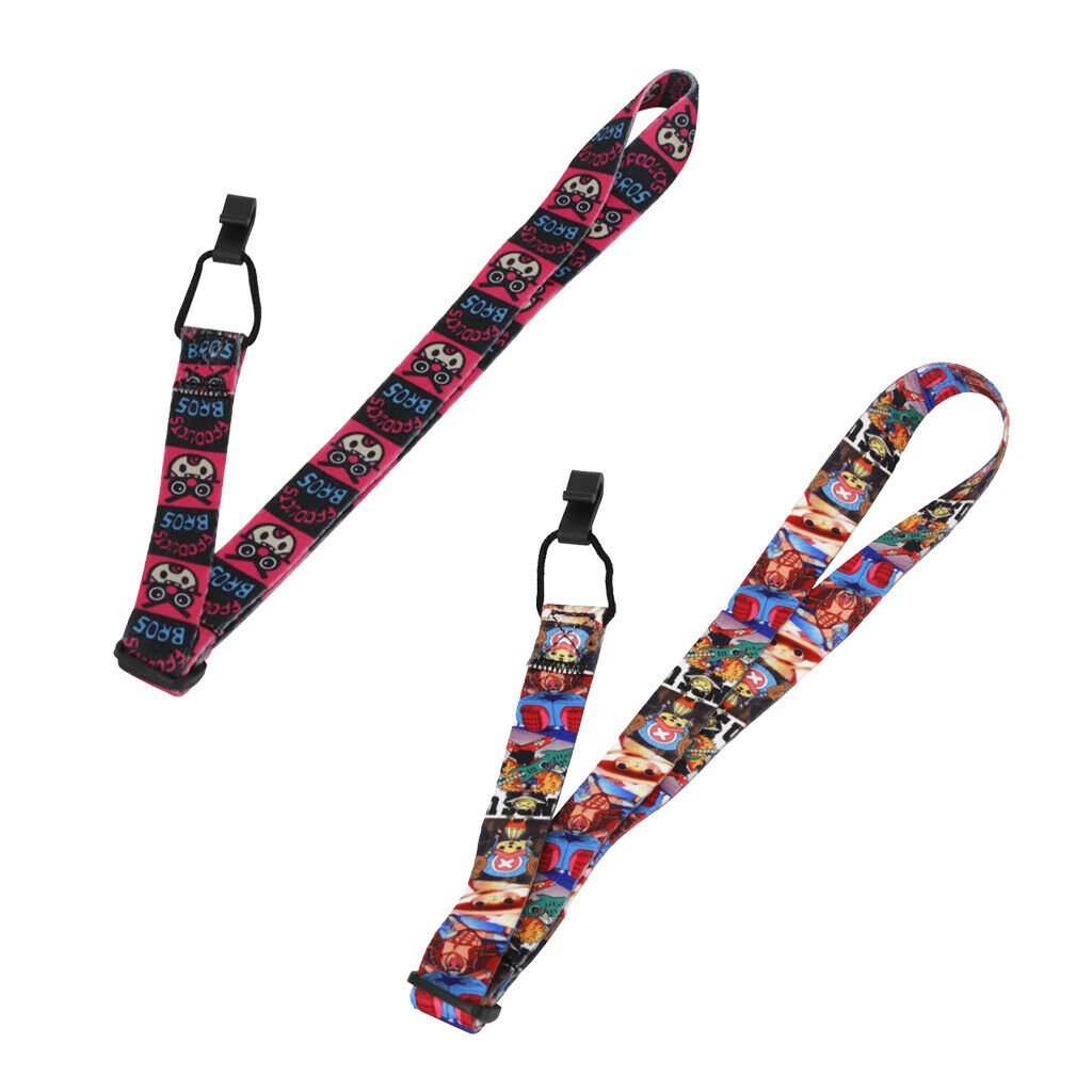2x Cartoon Elk Owl Ukulele Strap for Children&Adults, Adjustable Neck Strap