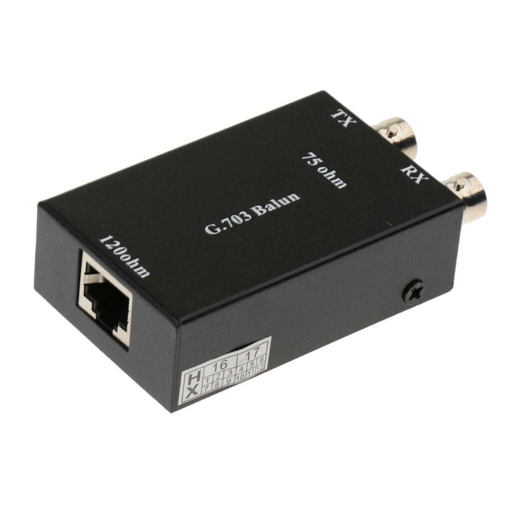 2Pcs BNC Coax to  Ethernet Converter Adapter Video Baluns for  Cams