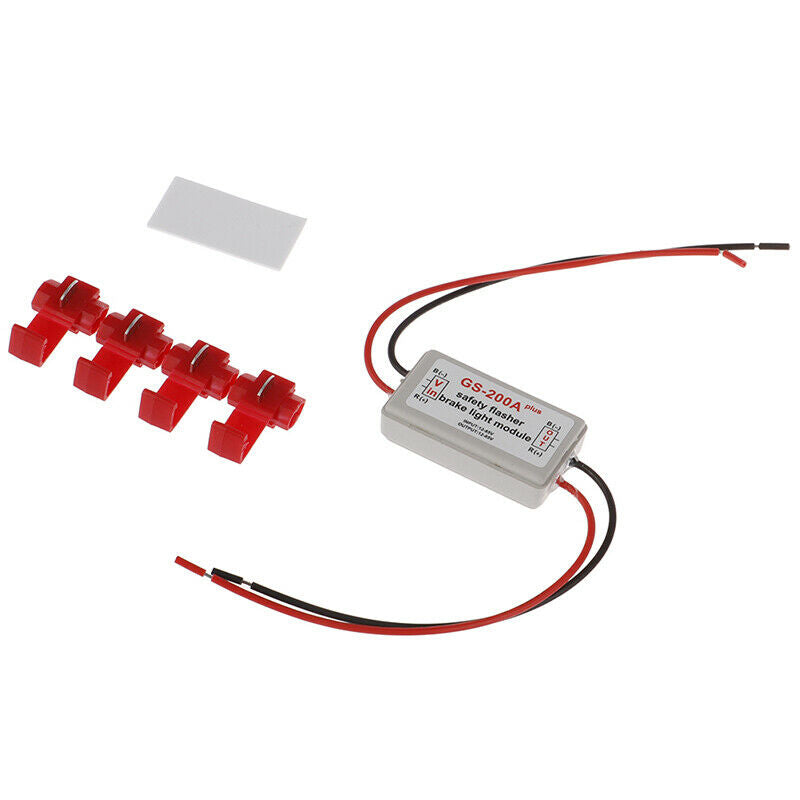 1Pcs 10-30V Car GS-200A Brake Tail Light Flash Strobe Controller FlasherA.l8