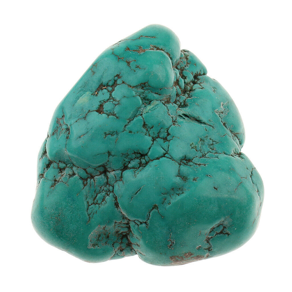 Natural Turquoise Crystal Mineral Specimen Stone Craft Lucky Crystal Decor