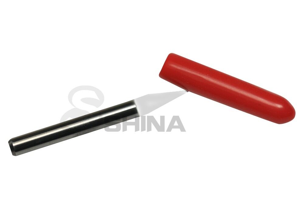 5x 1/8" 3.175mm 20 deg 0.1mm Tungsten Carbide Engraving Bits CNC Router Tool