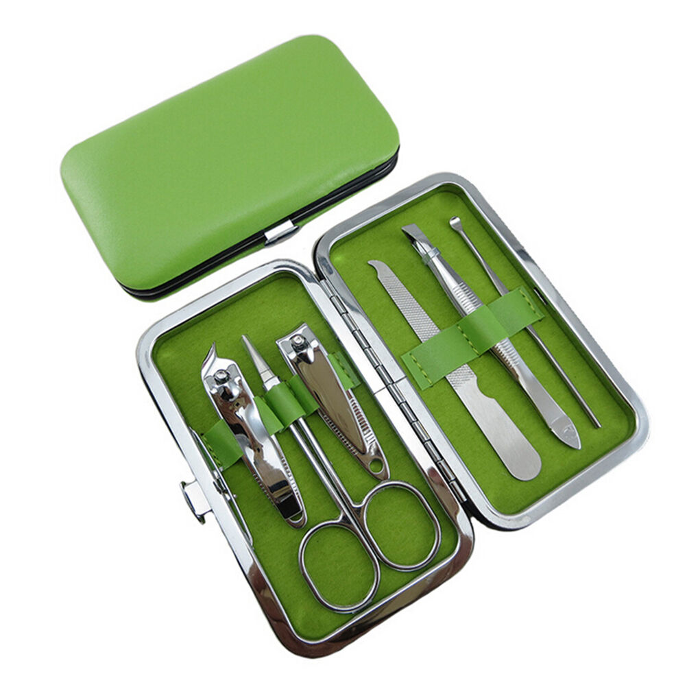 7X Nail Easily Clippers Cleaner Manicure Case Tool Grooming Kit Pedicure SeDEAU