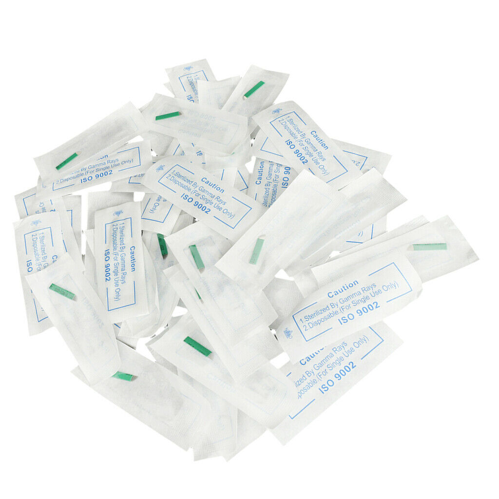50pcs Eyebrow Microblading Needles 14 Pins Disposable Blades Tattoo Makeup