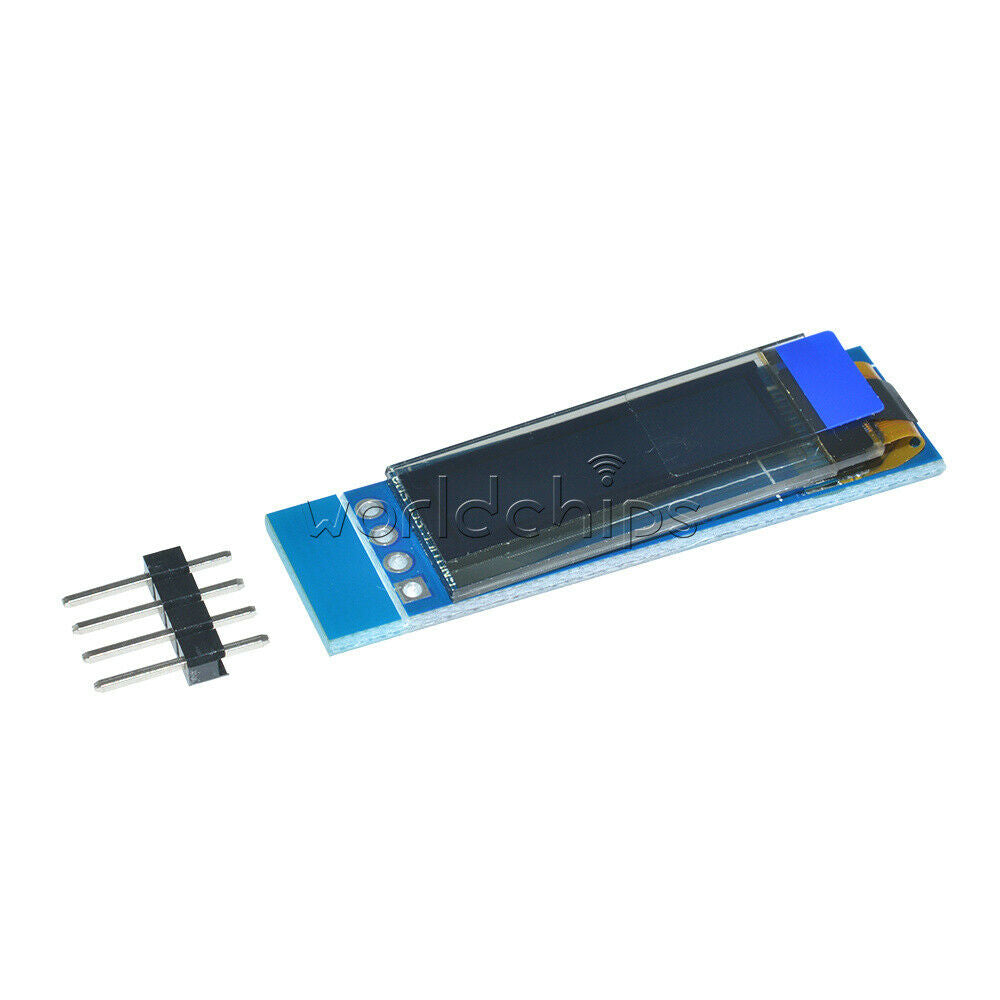 10PCS Lot 0.91"Inch 128x32 IIC I2C OLED LCD Display Module 3.3V 5V For  Arduino