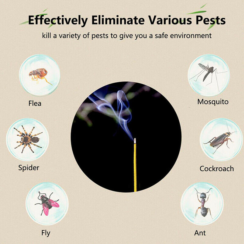 60pcs Anti Mosquito Repellent Stick Safe Natural For Garden Camping Fishi.l8